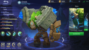 Hero Grock, Tank Terkuat di Mobile Legends? Ini Kelebihan dan Kelemahannya